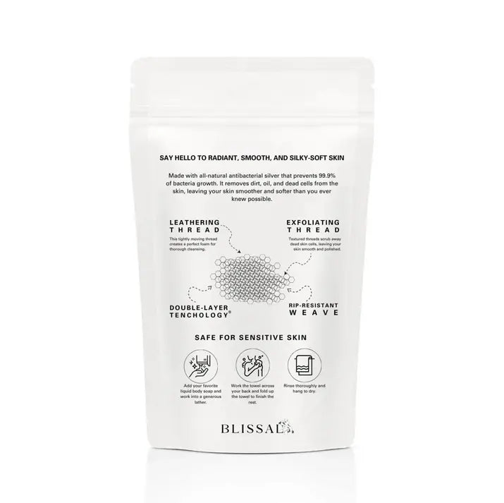 Long Exfoliating Shower Towel