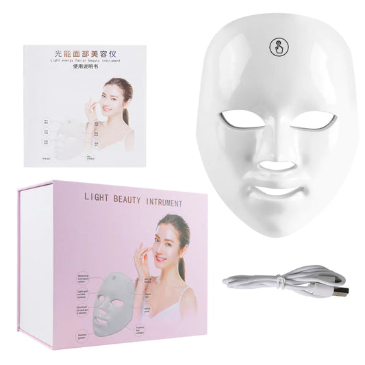 Glow 7 Colors LED Light Facial Mask